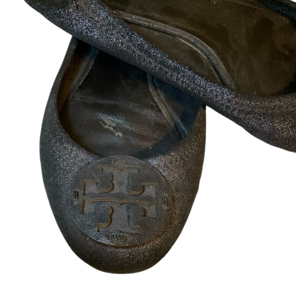 Tory Burch Ballet flats. Navy shimmer